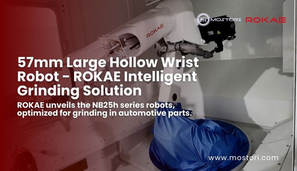 57mm Large Hollow Wrist Robot - ROKAE Intelligent Grinding Solution